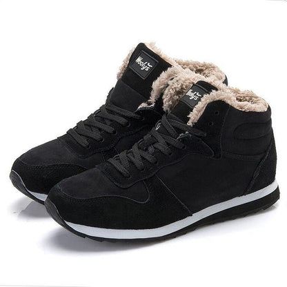 Couple Insulated Cotton-padded Shoes Snow Boots High-top Lightweight Inner Height Increase Extra Large Size 4748 922169d9 b0e