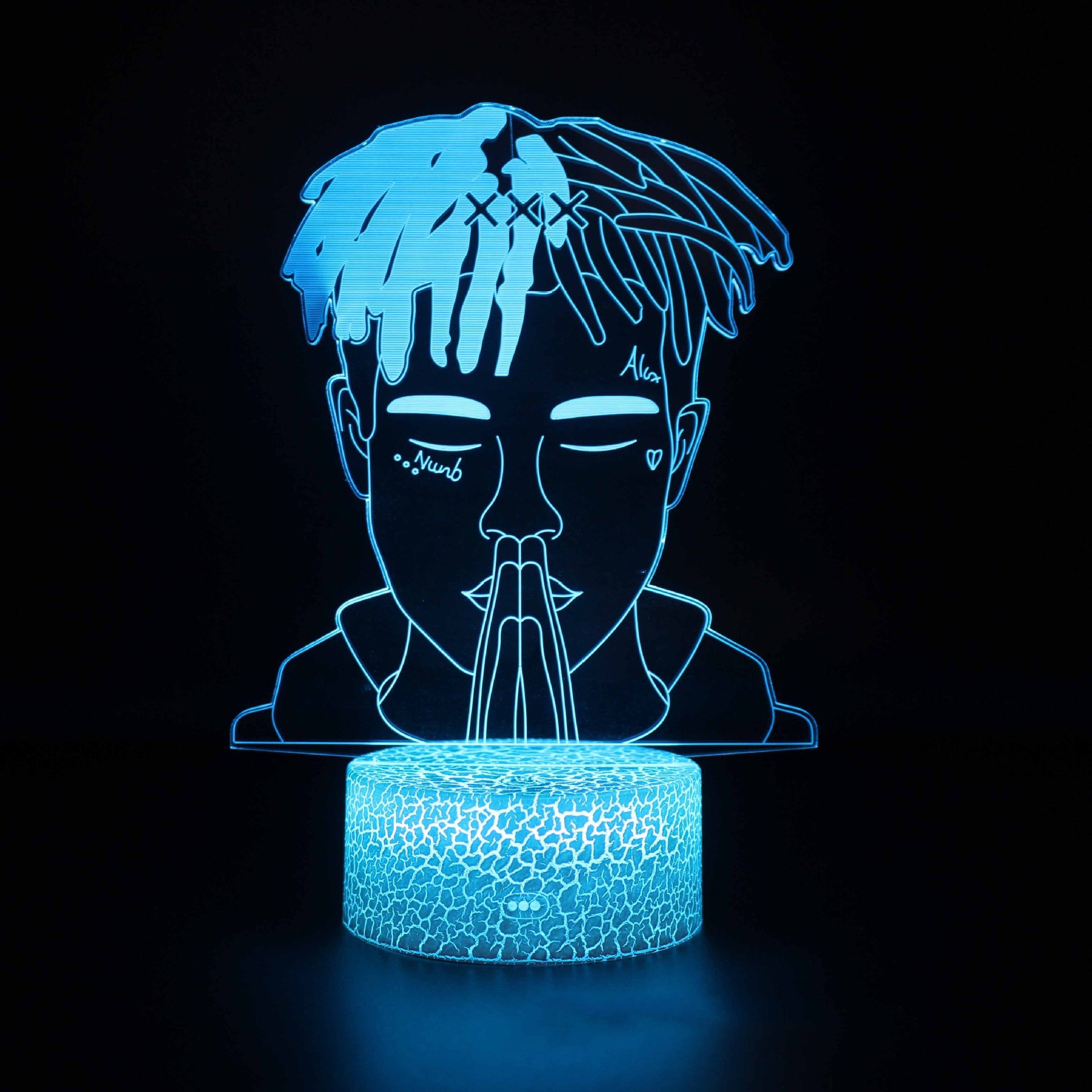 LED colorful touch remote control desk lamp 922831367284
