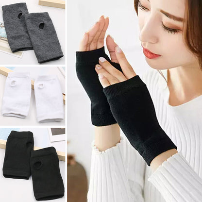 Winter Cotton Gloves Half Finger Sports Fingerless Gloves Knitted 922f8a0a de38 4bfe 869c 527eefd80213