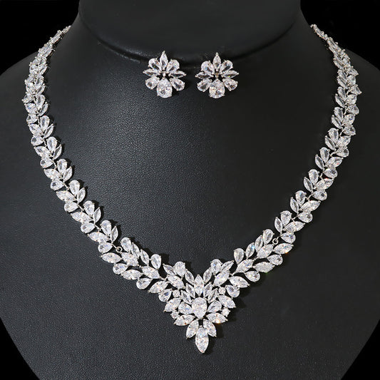 Korean Version Of Bride Jewelry Suit Is Popular 9238115f 4370 43ad a37b c06928e6f73f