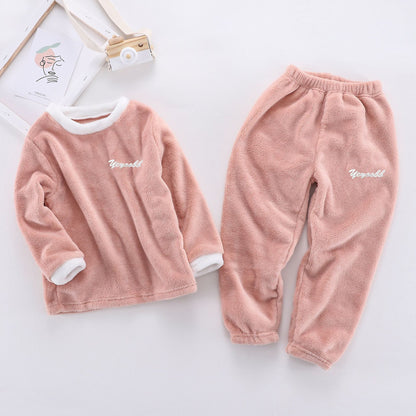 Children's Suits Autumn And Winter Velvet Men And Women 9240c9c8 b3c0 4ef7 b990 f53f371d43f6