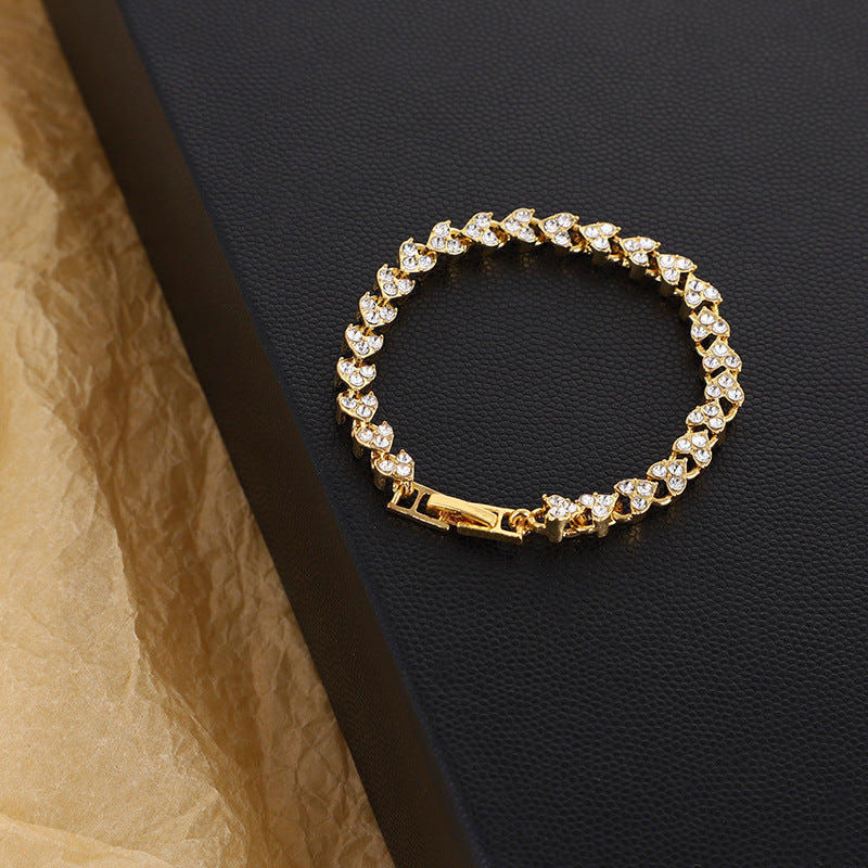 Simple Natural Diamond Crystal Bracelet Contracted 9249b354 ea1a 46d8 a3b6 b8f82107e86f