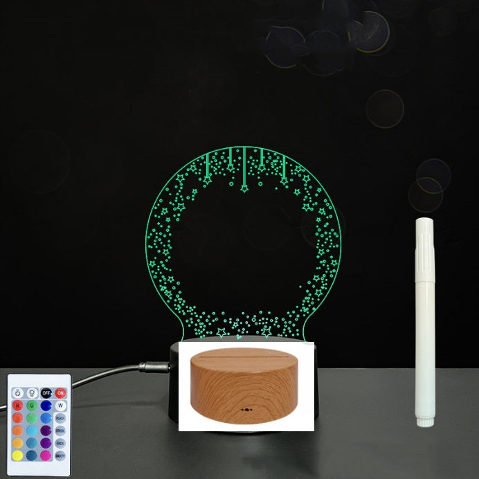 3D Acrylic Board Handwriting Message Board LED Light - HD Wireless Product #57