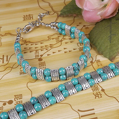 Ethnic Turquoise Bracelet 925460465875