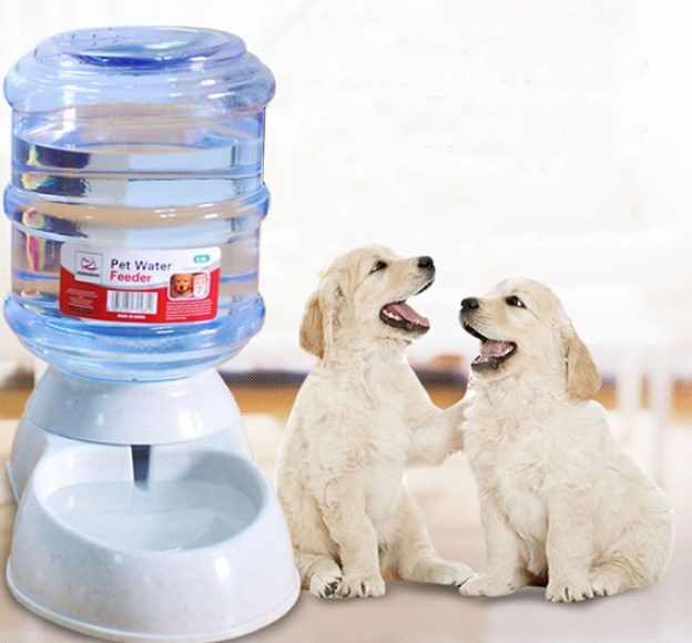 Cats Dogs Automatic Pet Feeder Drinking Water Fountains Large Capacity Plastic Pets Dog Food Bowl Water Dispenser 92656038922