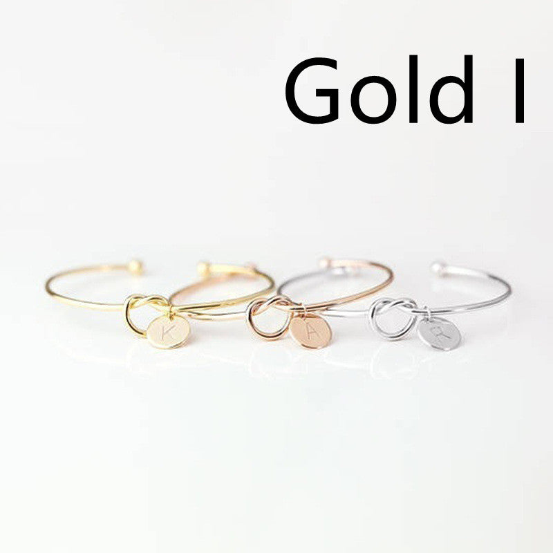 European And American Fashion Dead Knot Letter Bracelet 9268a35d 97ea 4193 a6fb 9a85f276f28f