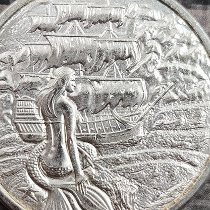 American Pirate 7 Series Morgan Siren Skull Commemorative Coin Factory