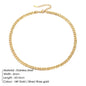 Stainless Steel Necklace 14K Gold Plated Cuban Chain Clavicle Chain 928c3b20 f5b3 408d b300 06de058a533c