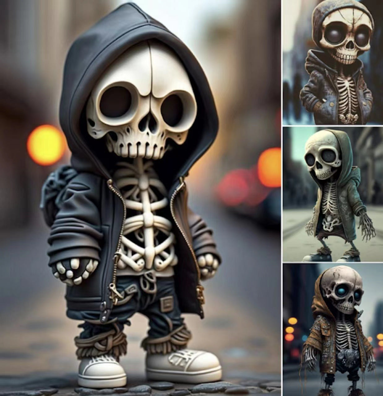 Halloween Cool Skeleton Figurines Halloween Skeleton Doll Resin Ornament Home Decor 929290ce a795 4eea bf5d 54aaf1b17ec8