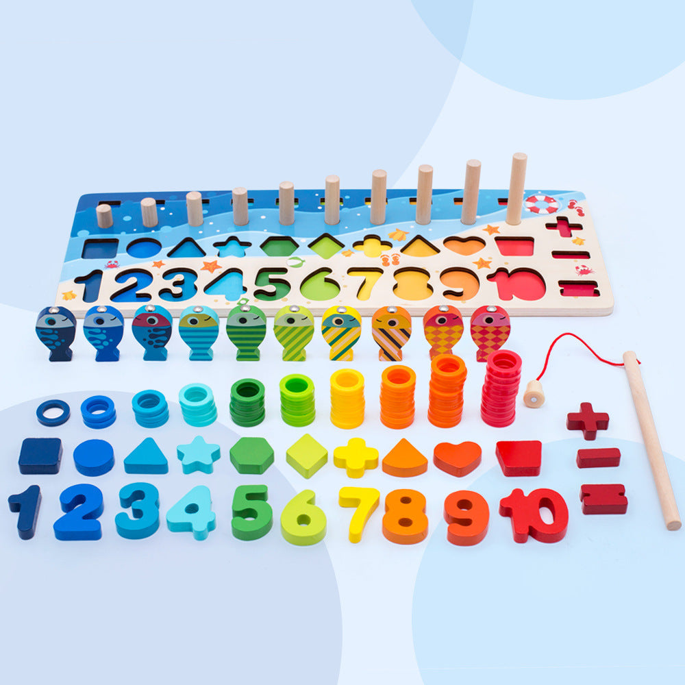Children 3D Alphabet Number Puzzle Baby Colorful Geometric Digital Letter Educational Toy 9297131205621