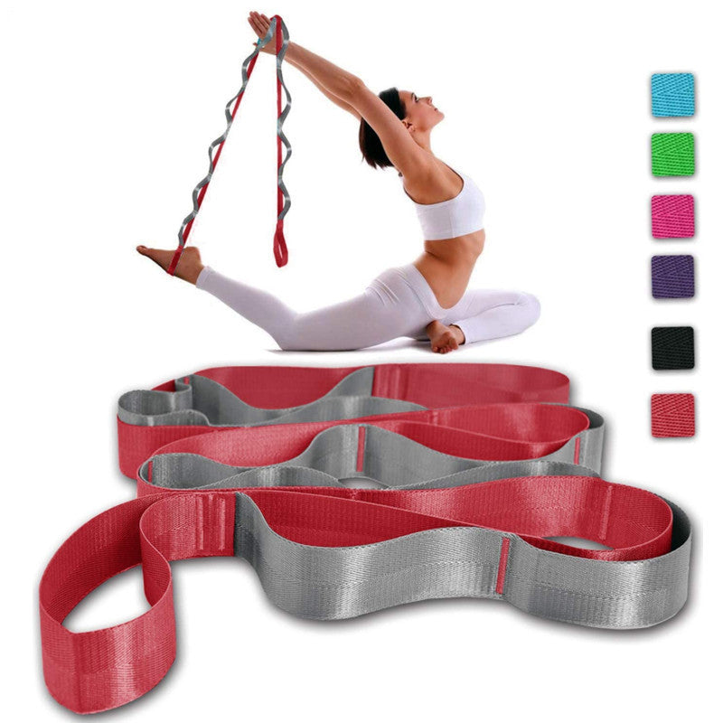 Multi-loop Non-elastic Yoga Stretching Training Belt 92991137 45d5 48a2 8c21 8d2c490731b5