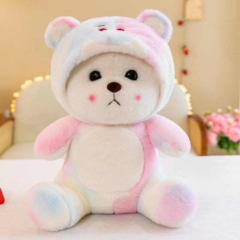 Little Bear Doll Cute Bear Wearing A Hat Doll Transformation Plush Toy 929e8ba6 7ac9 466f 97fe 18ebc5563873