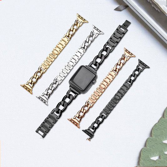 Strap Metal Wrist Strap Stainless Steel Denim Single Chain Watch Band 92a03363 9211 46eb a730 ab2c91ac31ec