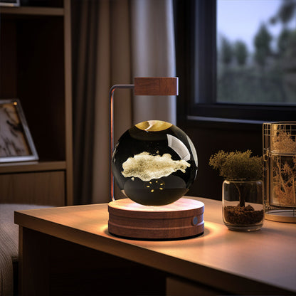 Crystal Ball Cosmic Dinosaur Indoor Night Light USB Power Warm Bedside Light Birthday Gift Night Lamp 92a0d116 ef46 4122 818b