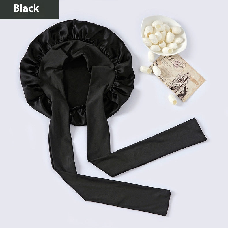 Wide-brimmed Lace-up Adjustable Elastic Large Silk Nightcap 92a28d1f 1a99 450f aedc 582ec54e7034 trans