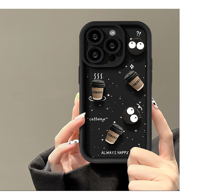 Cute Briquette Biscuit Drop-resistant Soft Phone Case 92ab24ab e544 4066 92d4 26e3d6b8aee8