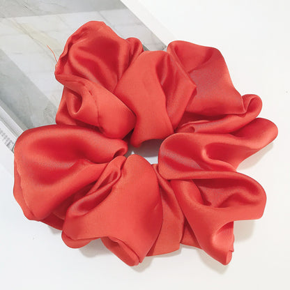 Oversized Smooth Satin Large Intestine Circle Hair Tie 92cbb2e1 bd53 4e1e b5b8 12be782fcc64