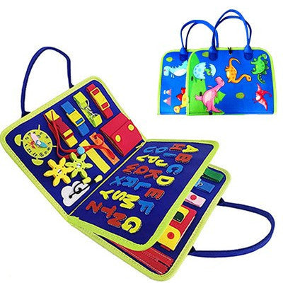 New Busy Book Children's Busy Board Dressing And Buttoning Learning Baby Early Education Preschool Sensory Learning Toy 92cd7