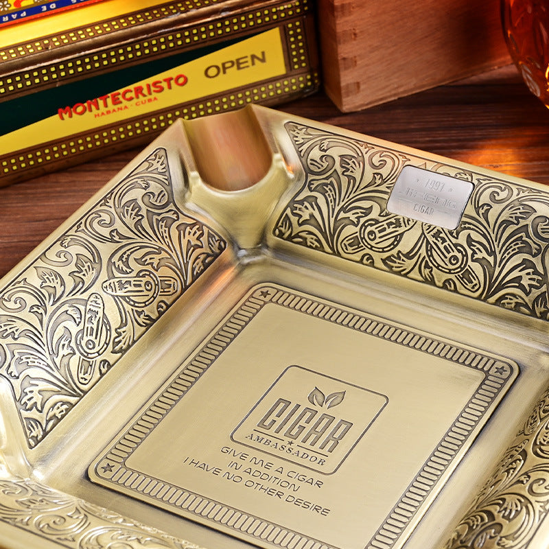 Creative Cuban Four-slot Ceramic Cigar Ashtray 92ded2c0 6d44 46df a2fe 1d1c16d3d0b8