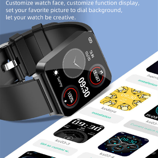 KS03 Smart Watch Heart Rate Blood Glucose Blood Oxygen ECG Monitoring 92e427ac 8ad9 45c5 afd0 964a7593013c