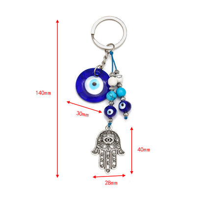 Vintage Glass Tassel Alloy Palm Key Pendant 92eab7b0 e7de 4202 bd8d f1dfdc3995b0