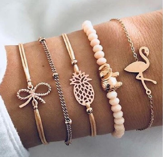 female multi-layer rope chain bracelet jewelry 9319282946417