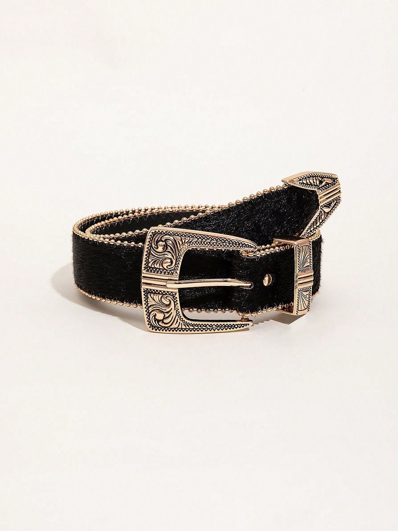 Retro Pattern PU Belt Western Style Women's Belt 932135d2 f828 4d69 817e 705344178d7d