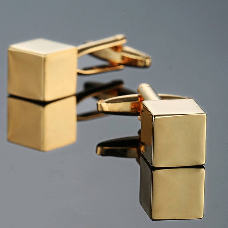 Men's Enamel Craft Vintage Pattern Series Cube Cufflinks 9323484678 371375515