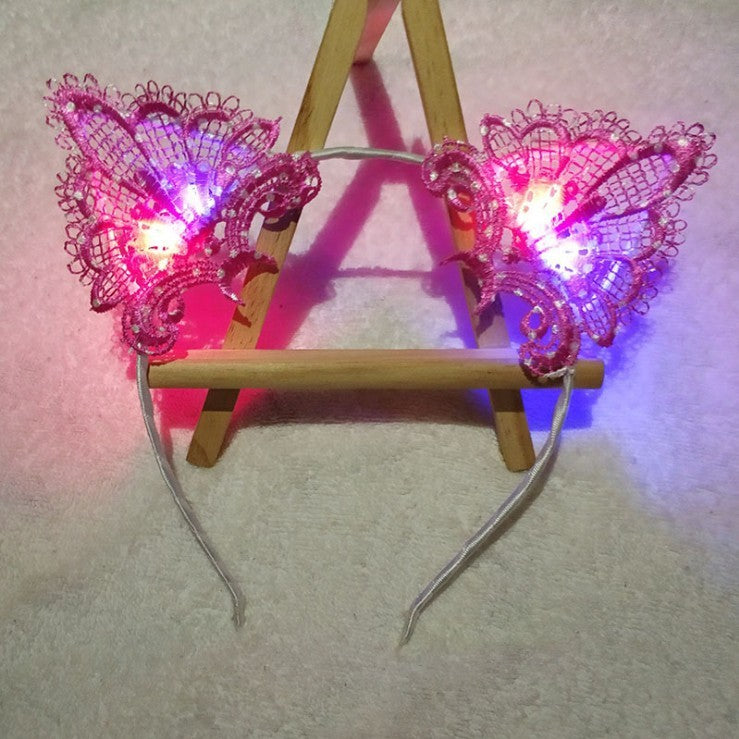 Glowing Hair Accessories Flashing Lights Cat Ears Headband 93256da4 ef85 47f5 b4b9 ae7ec7d97699