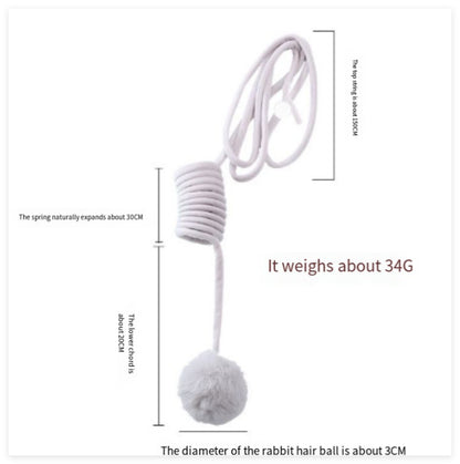 Cat Toy Self-Hi Sucker Spring Rabbit Hair Ball Interactive Play Pet Supplies Interactive Toys 932dca8f 0114 4767 831a 3c3d513