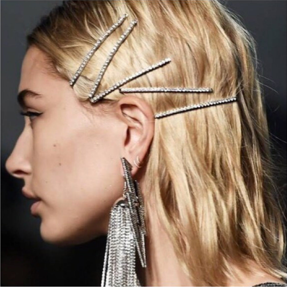 Rhinestone letter hairpin 933095251744