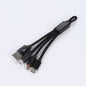 Keychain Three-in-one Data Cable Three-head Charging Cable - 图片 7
