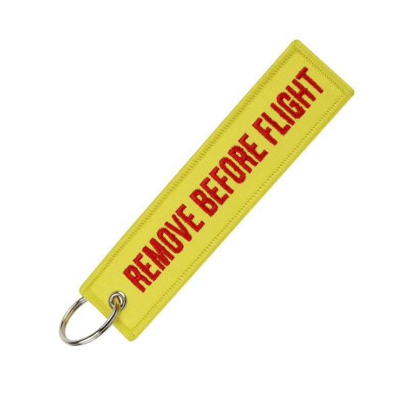 Personalized Embroidered Red Background White Keychain 9339a04c da69 45a8 89e5 751ecabffd15