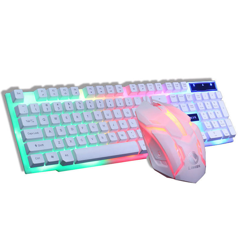 GTX300 Gaming CF LOL Gaming Keyboard Mouse Glowing Set 934595918711