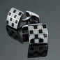 Men's Enamel Craft Vintage Pattern Series Cube Cufflinks 9347722697 371375515