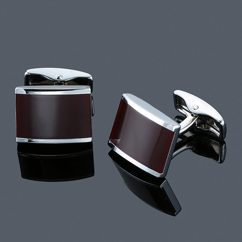 Men's Enamel Craft Vintage Pattern Series Cube Cufflinks 9347743148 371375515