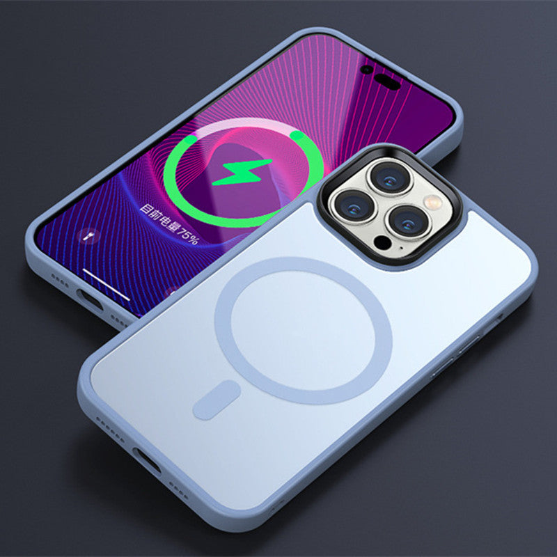 Magnetic Frosted Phone Case Drop Protection Cover 934f1487 c9cb 4c56 8c15 f542cb5855be
