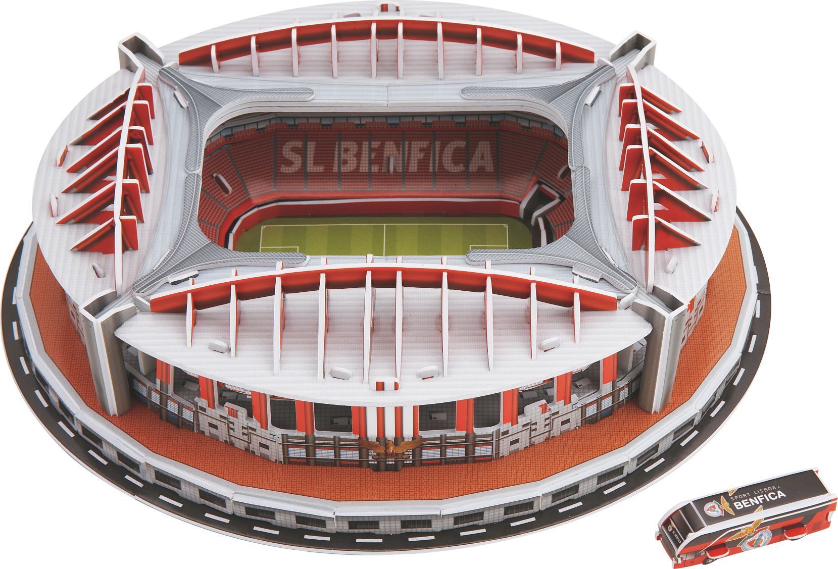 Classic Jigsaw DIY 3D Puzzle World Football Stadium European Soccer Playground Assembled Building Model Puzzle Toys For Child