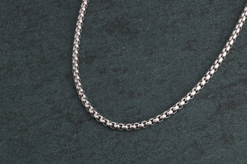 Men Stainless Steel Rope Snake Box Cuban Link Chain 936383956832