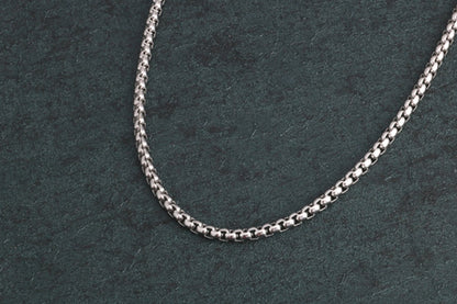 Men Stainless Steel Rope Snake Box Cuban Link Chain 936383956832