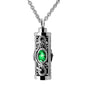 Stainless Steel Birthstone Cinerary Casket Openable Pendant Necklace 93669969 e0f7 4d27 a6df c5e6c92f8c5f