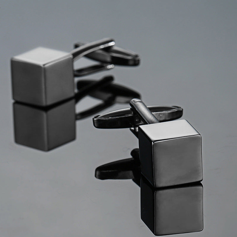 Men's Enamel Craft Vintage Pattern Series Cube Cufflinks 9367076749 371375515