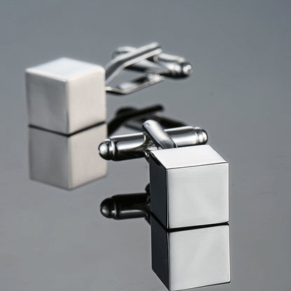 Men's Enamel Craft Vintage Pattern Series Cube Cufflinks 9367085504 371375515