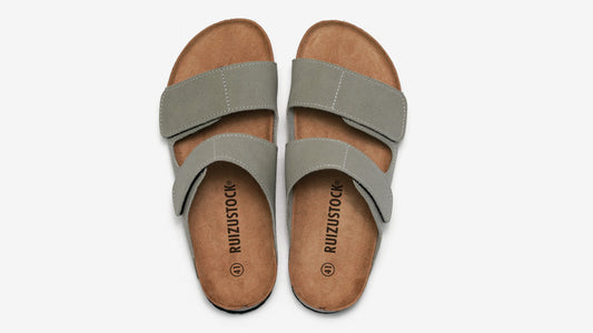 Cork Slippers Flip-flops Men's Beach Shoes Matte Leather 936ce451 6909 4e2e af58 4ba195d3ac96