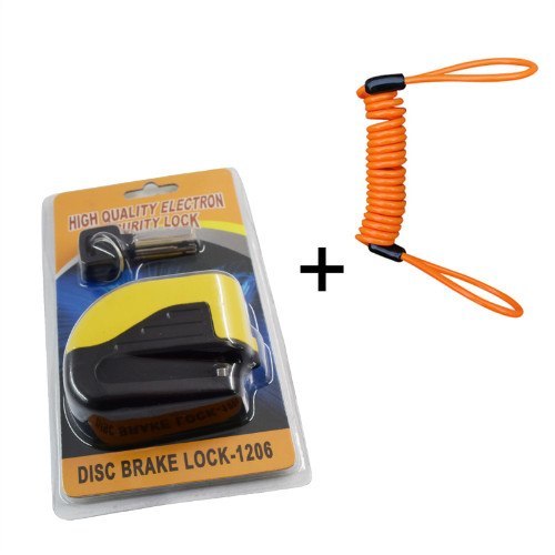 Motorcycle alarm disc brake lock anti-theft lock 937970374560