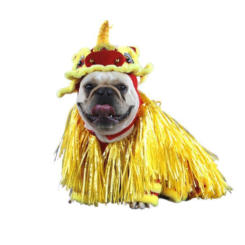 New Year Transformed Into Pet Clothing Lion Dance Costume 937e2cff 720f 469d b9e2 d7aa2136f685