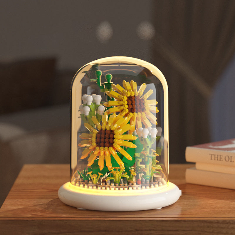 Building Block Flower Eternal Rose Small Particle Building Block Assembly Toy Gift Desktop Decoration 937f08b2 a5c9 43b3 8c79