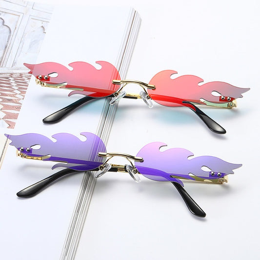 Flame metallic sunglasses 939704017251