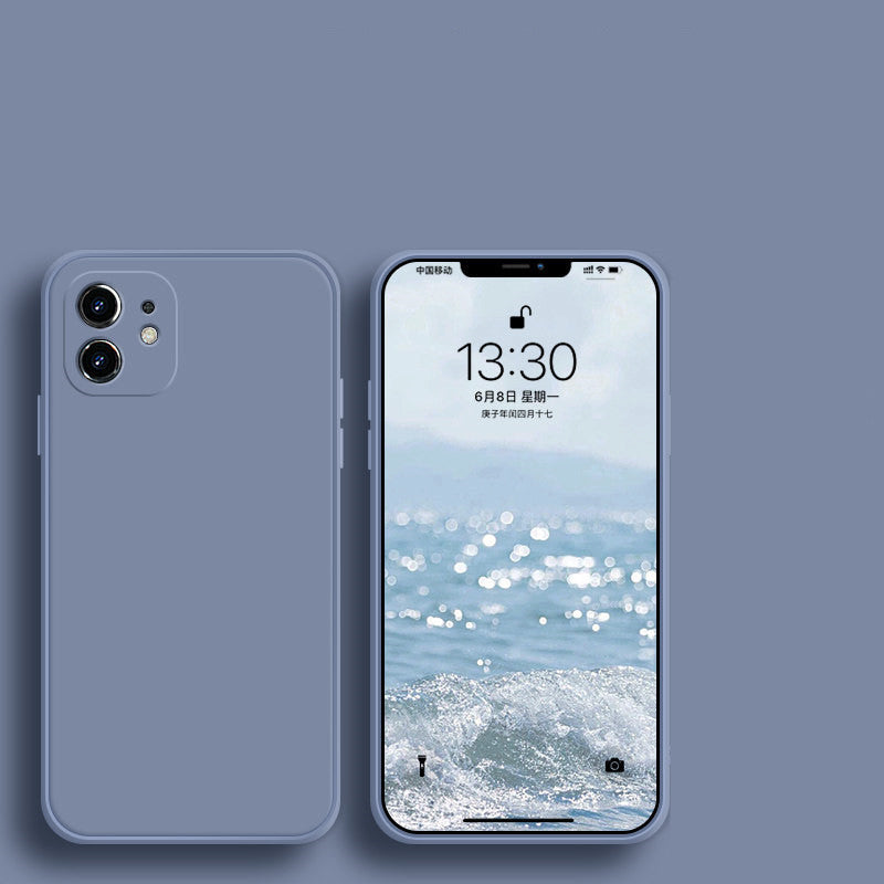 Liquid Silicone Fine Hole Straight Edge Mobile Phone Case 93a2df17 3c24 4f02 8d53 b97541ac0be0