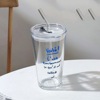 Household Glass Water Cup With Lid 93a53f6b e0e9 44d6 af76 45ad87020047